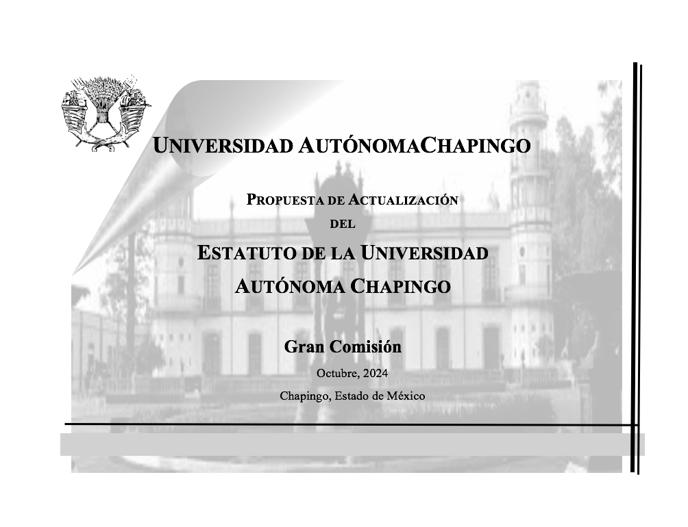 Propuesta de Actualización del Estatuto de la Universidad Autónoma Chapingo